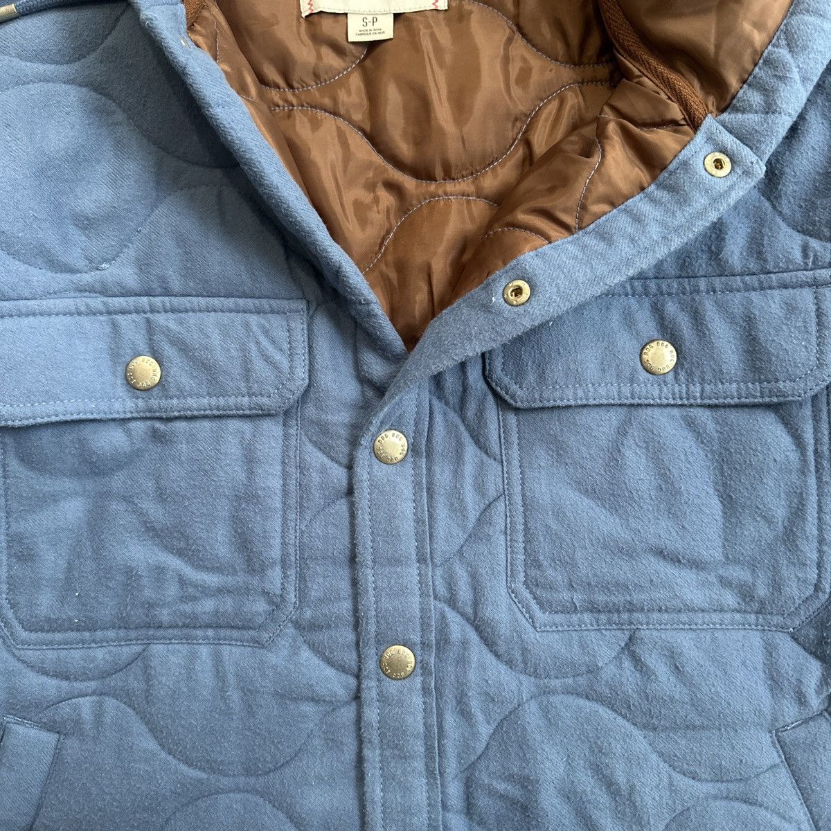 Bdg BDG blue quilted jacket with hood Size US S / EU 44-46 / 1 - 3 Thumbnail