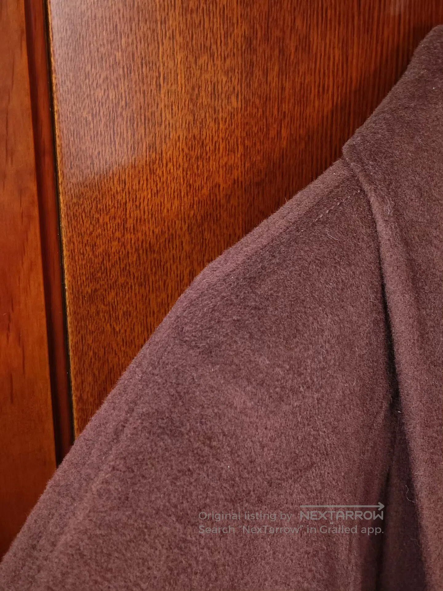 Japanese Brand Italian Wool Overcoat from Cremona. Size M / US 6-8 / IT 42-44 - 3 Thumbnail