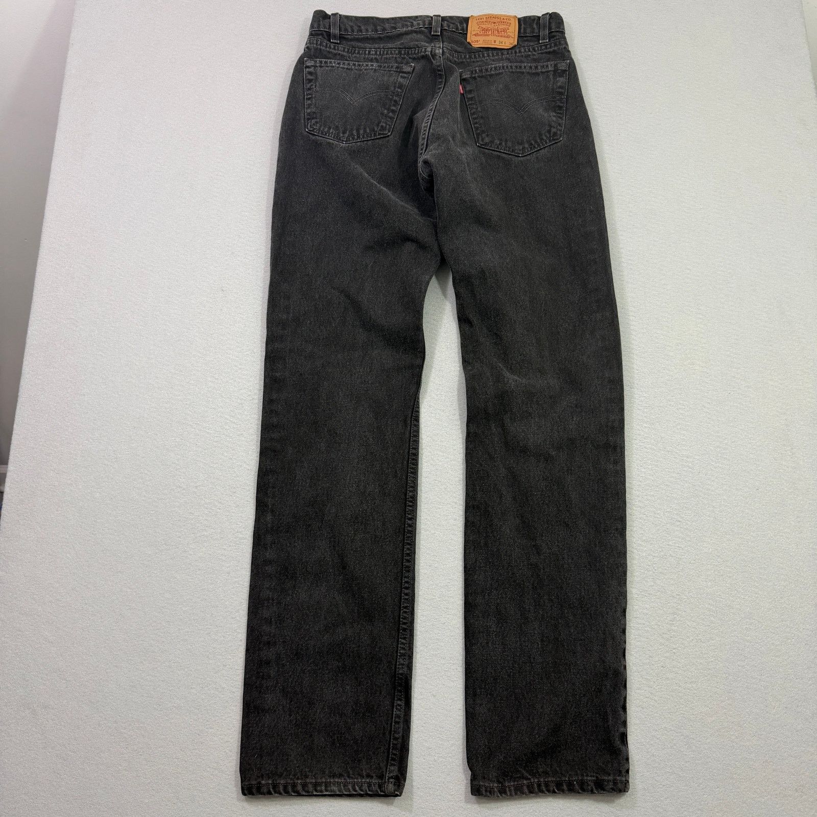 Levi's Vintage Levis 505 Jeans Men's 34x36 Black Regular Straight Size US 34 / EU 50 - 5 Thumbnail