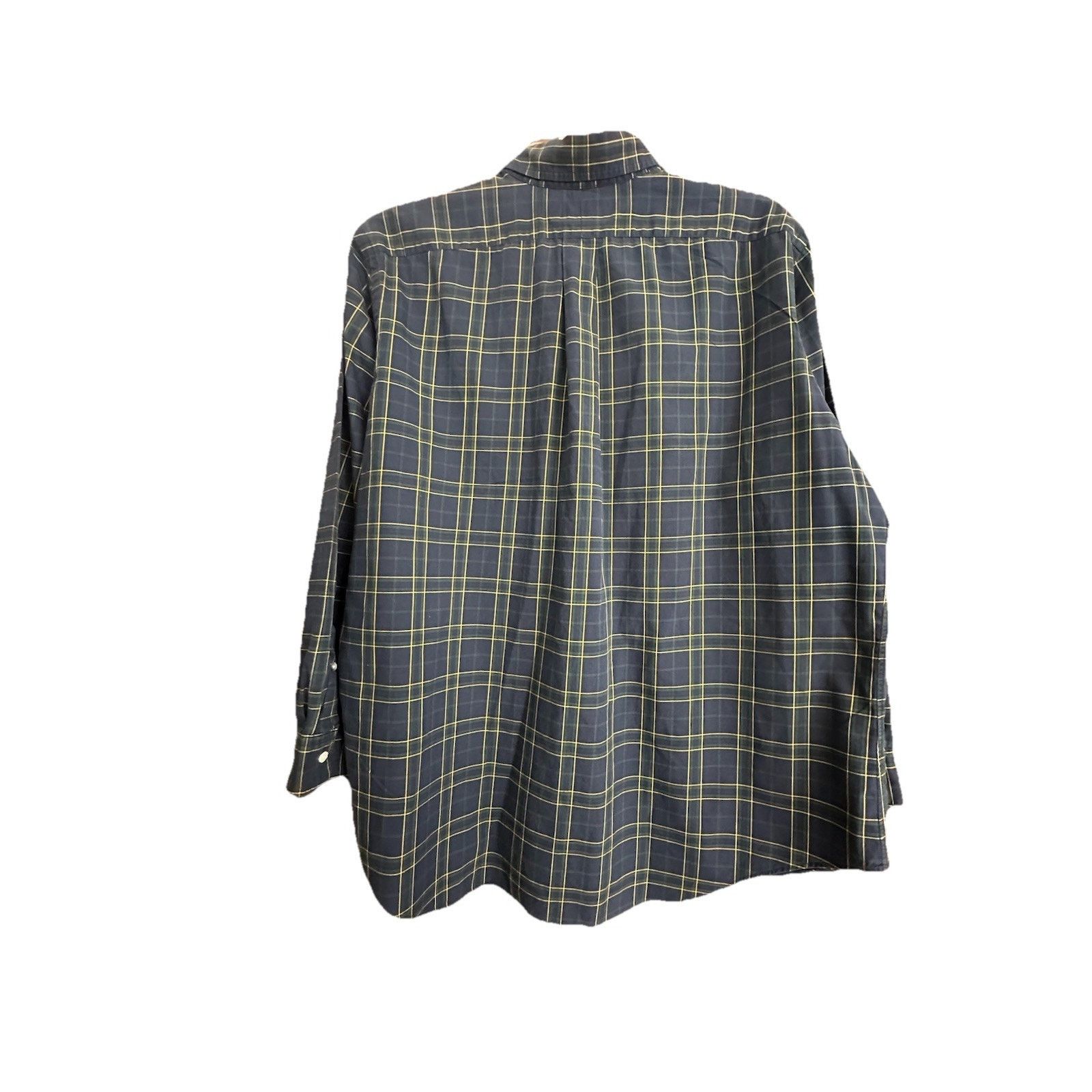 Ralph Lauren Vintage Ralph Lauren Shirt Mens XL Blue Plaid Classic Fit Size US XL / EU 56 / 4 - 2 Thumbnail