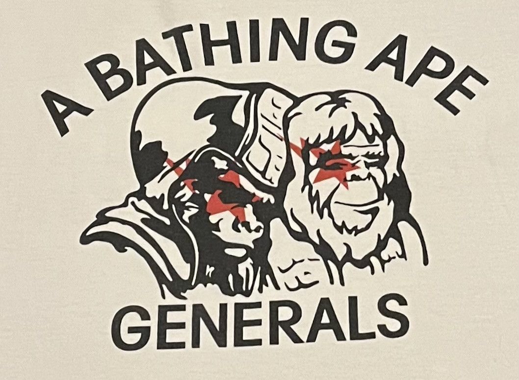 Bape Bape generals logo tee shirt Size US M / EU 48-50 / 2 - 3 Thumbnail