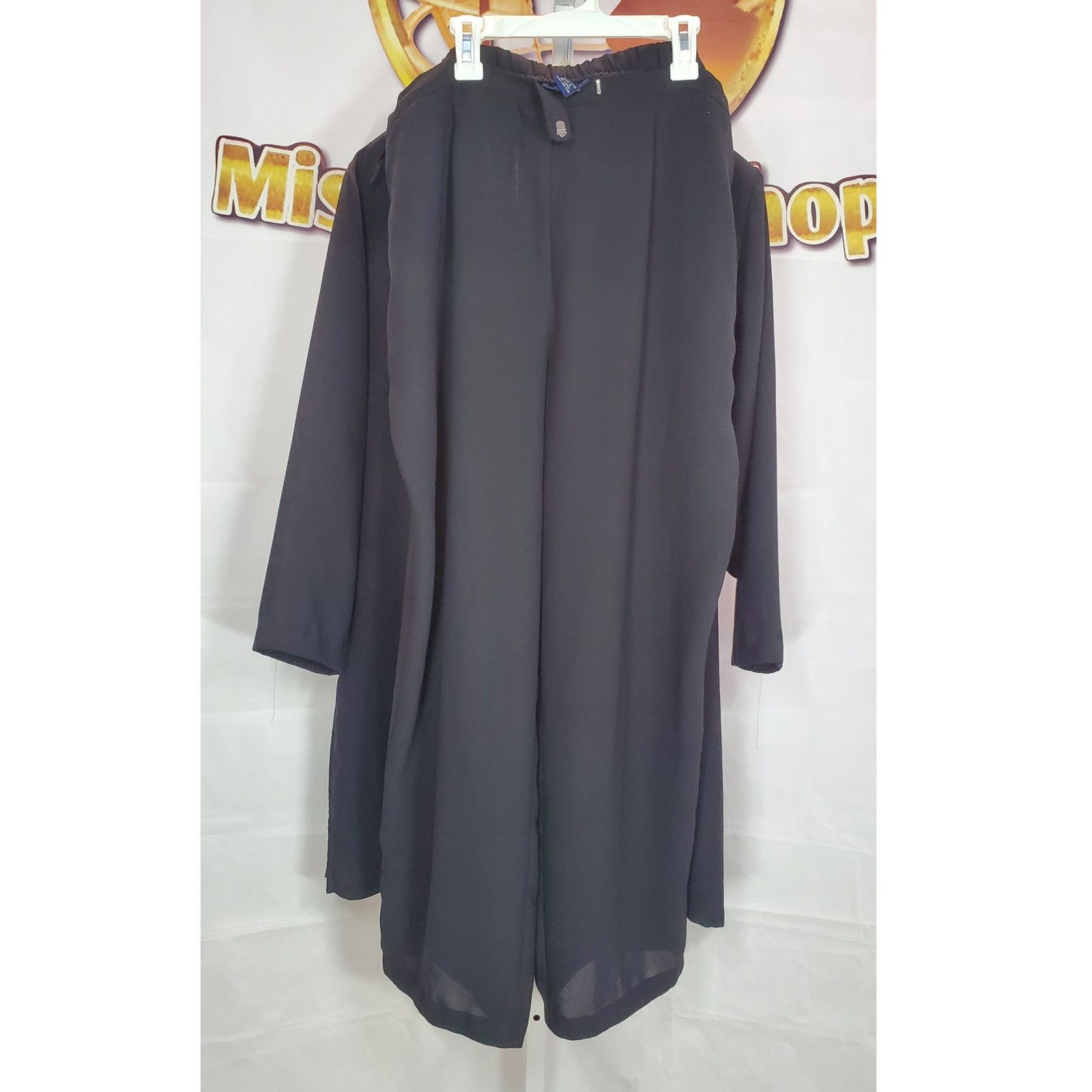 Other Vintage Venezia Black Button Down Pant Set Size 14 Size 36" / US 14 / IT 50 - 5 Thumbnail