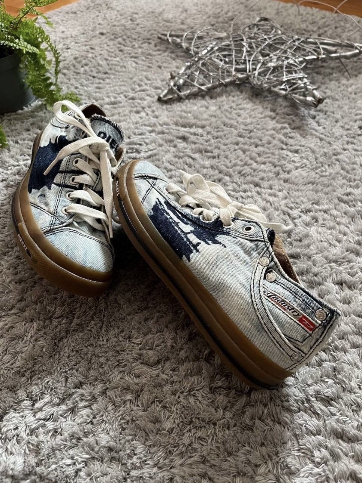 Diesel 00s Diesel Sneakers Rare Streetwear Logo Avant Garde Archive Size US 8.5 / IT 38.5 - 4 Thumbnail