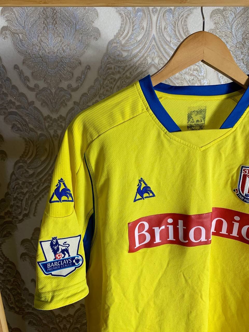 Le Coq Sportif × Vintage VERY RARE LE COQ SPORTIF FC STOK CITY SOCCER JERSEY Y2K 90s Size US L / EU 52-54 / 3 - 3 Thumbnail