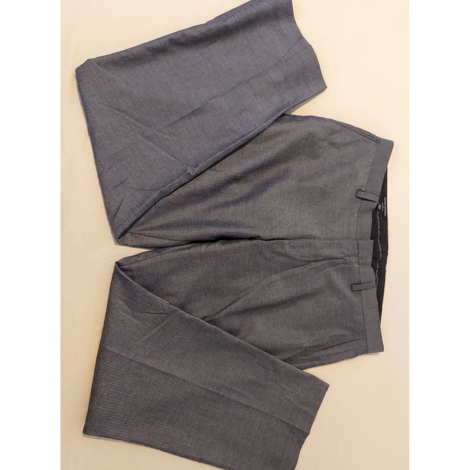 Banana Republic Banana Republic Dress Pants Mens 38x32 Gray Slack Chino Trouser Regular Formal Pants Mens Gray 90s (if applicable) Size US 38 / EU 54 - 2 Thumbnail