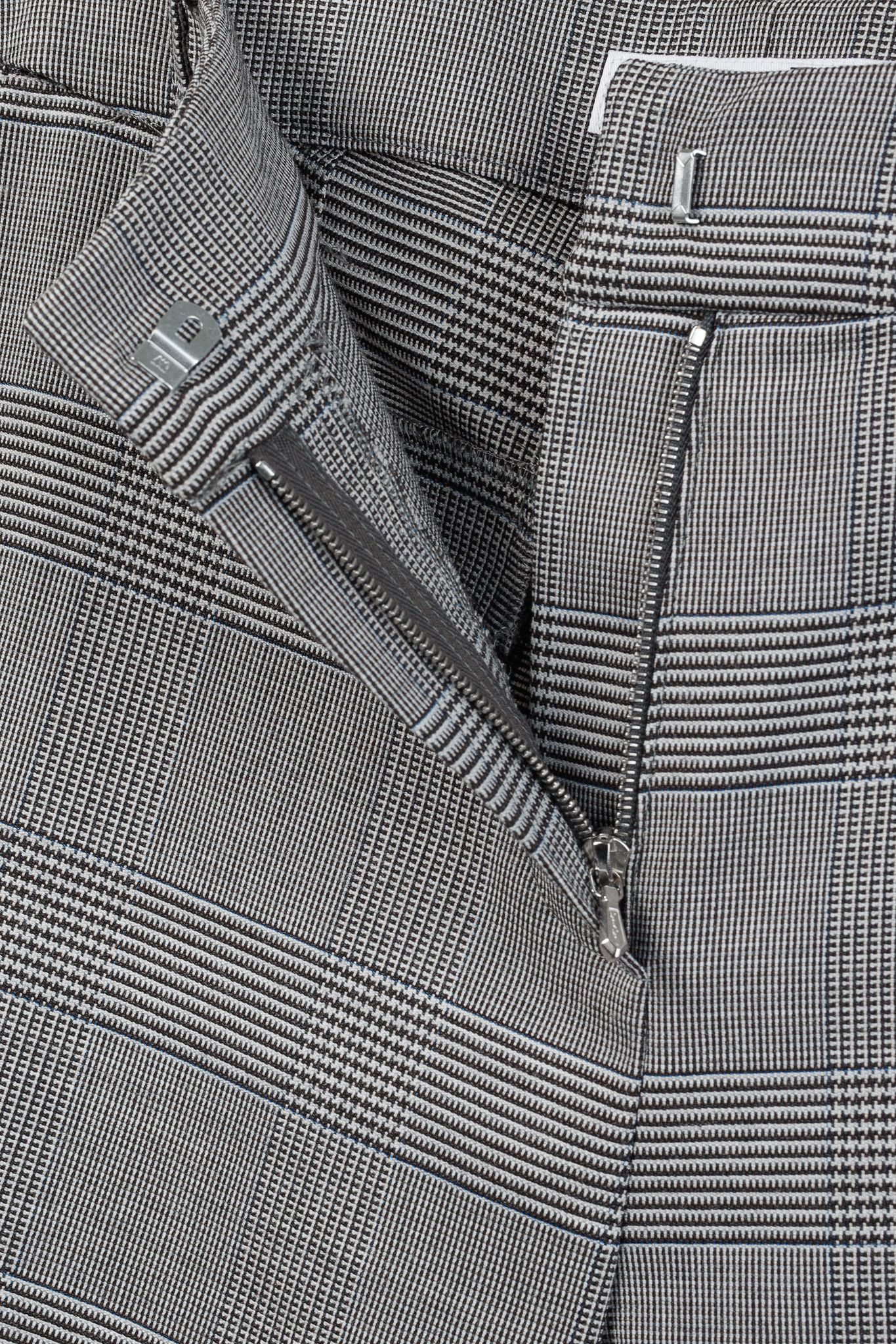 Dior Christian Dior Grey Plaid Flared Trousers Size 26" / US 2 / IT 38 - 8 Thumbnail