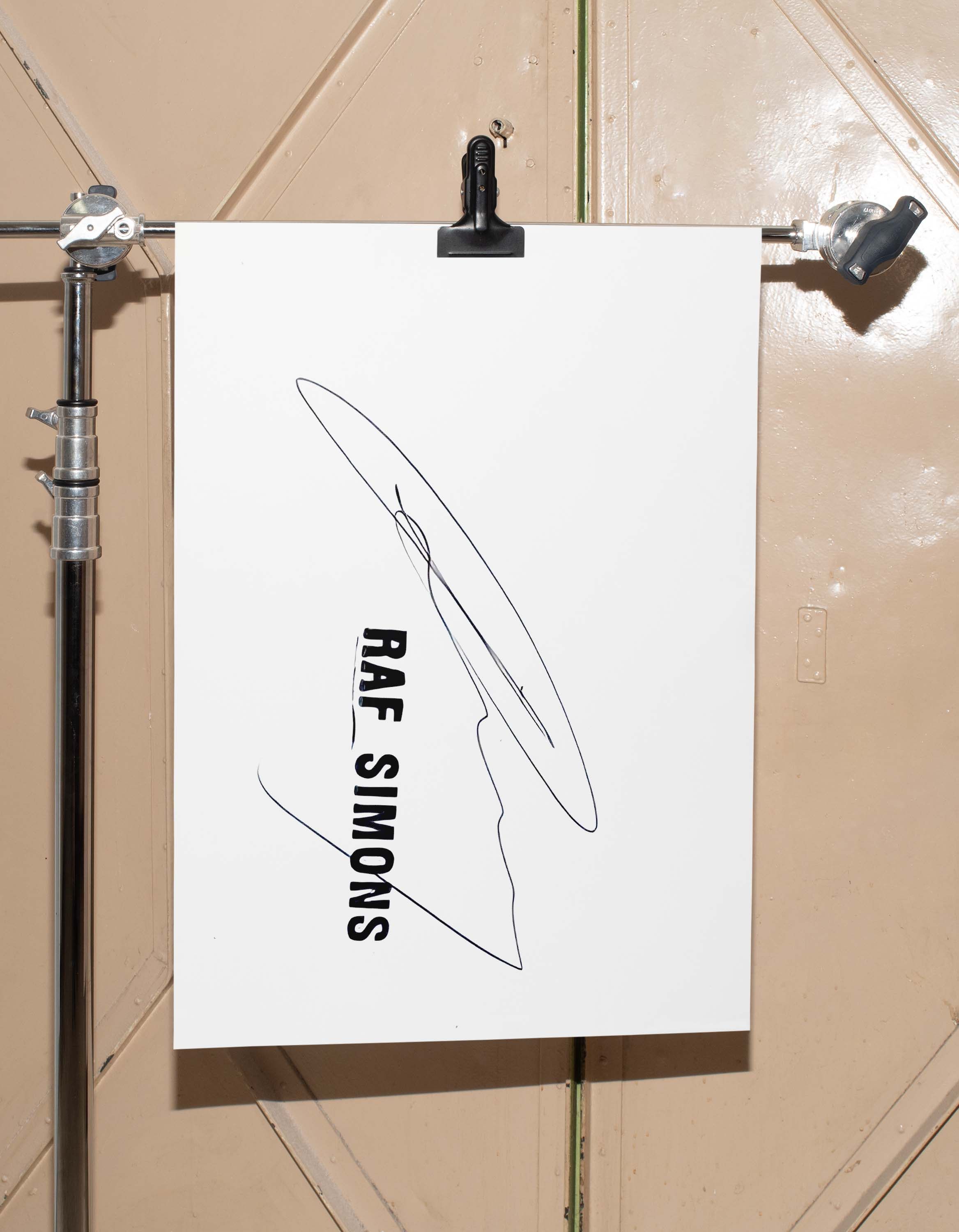 Raf Simons Raf Simons - SS09 Christopher Wool “R” Towel | Grailed