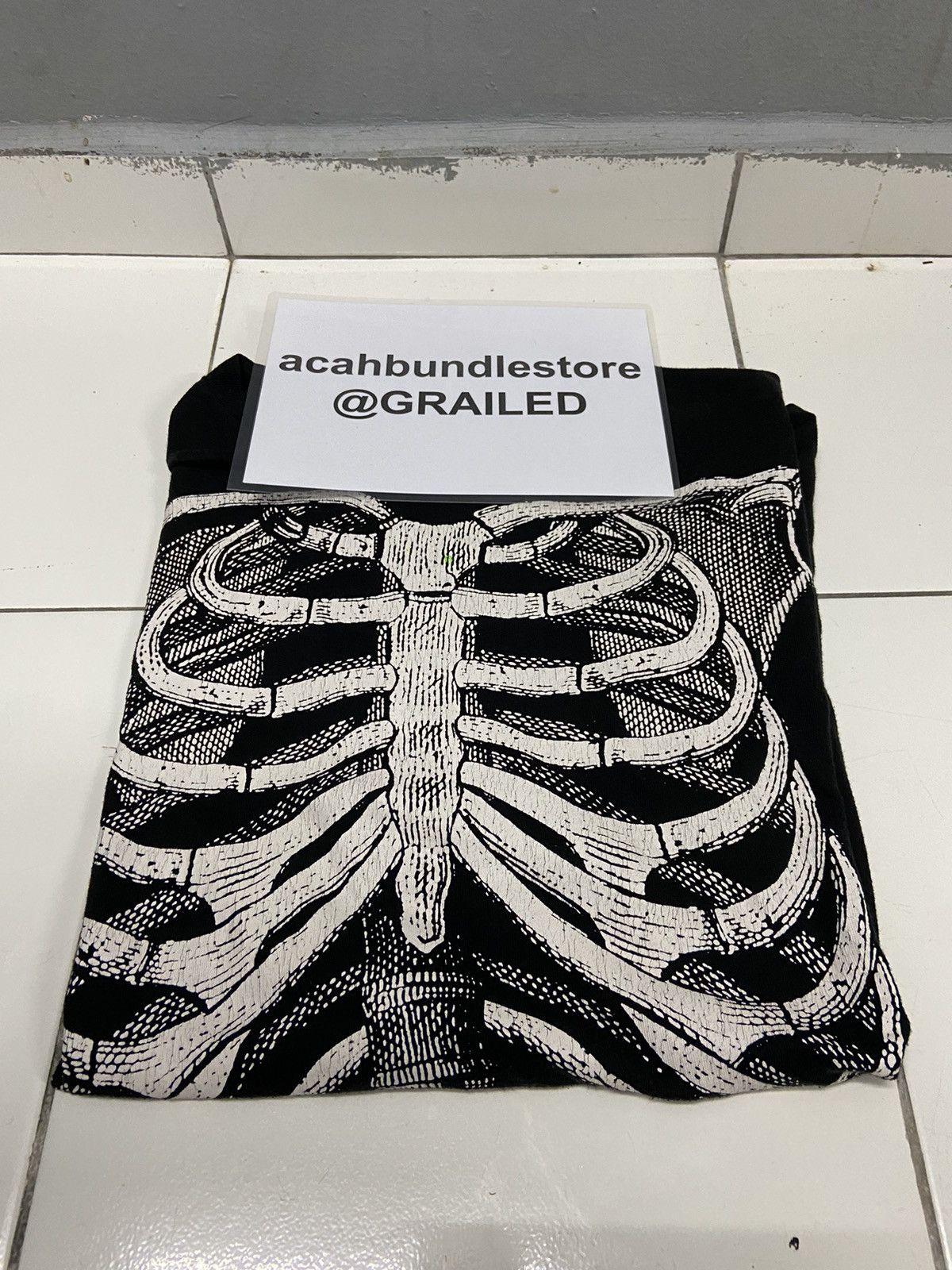 Bones SKELETON WAY TO CELEBRATE HALLOWEEN TEE SHIRT Size US L / EU 52-54 / 3 - 16 Thumbnail
