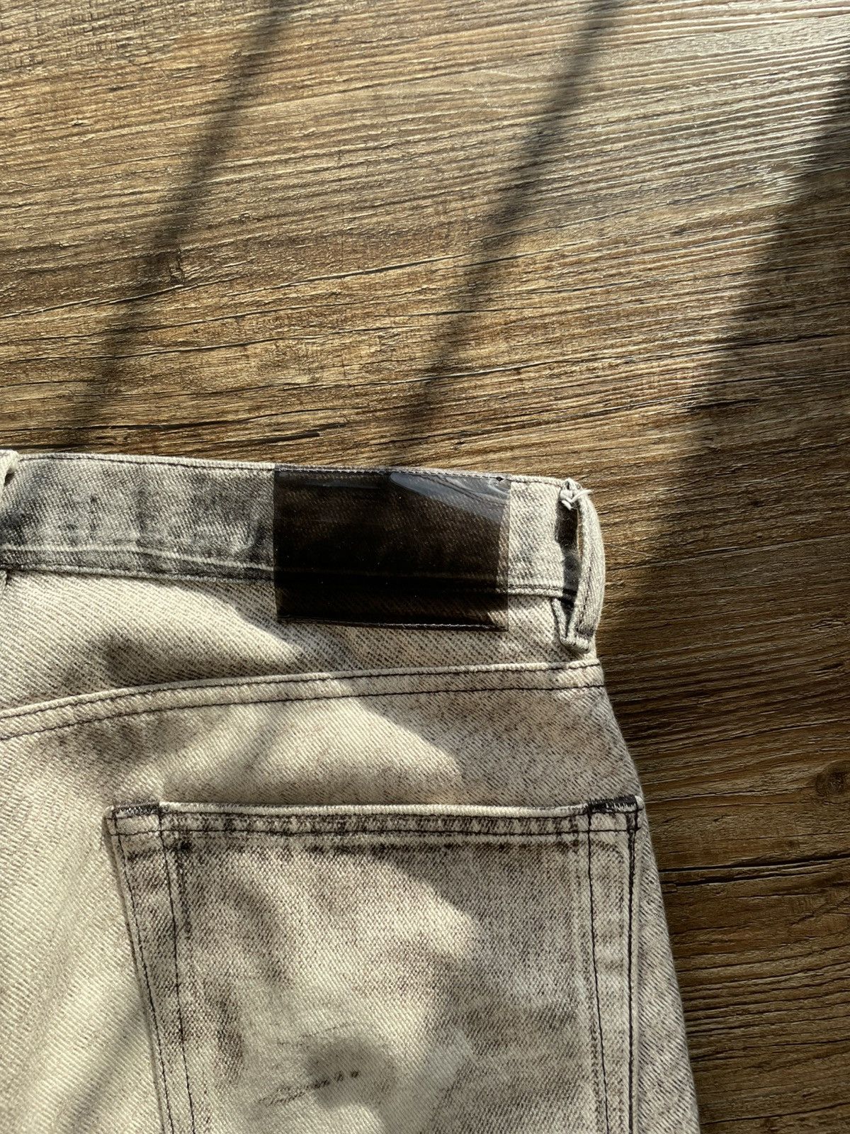 Our Legacy Our Legacy Printed Denim | Size 28 | New | White/Black Size US 28 / EU 44 - 7 Thumbnail
