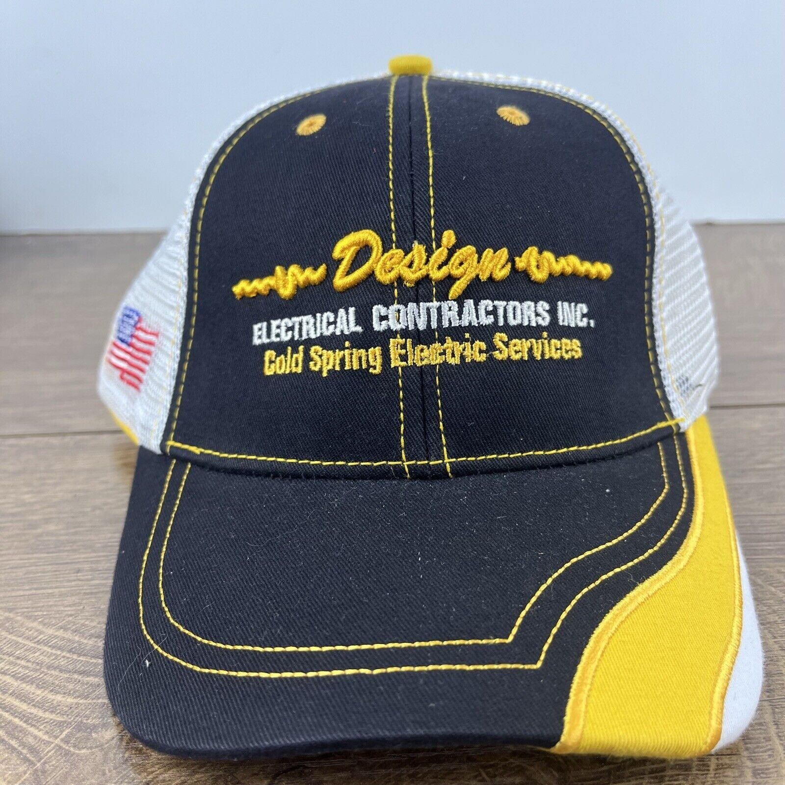 Other Design Electrical Contractors Hat Black Cap Hat Adjustable H Size ONE SIZE - 2 Thumbnail