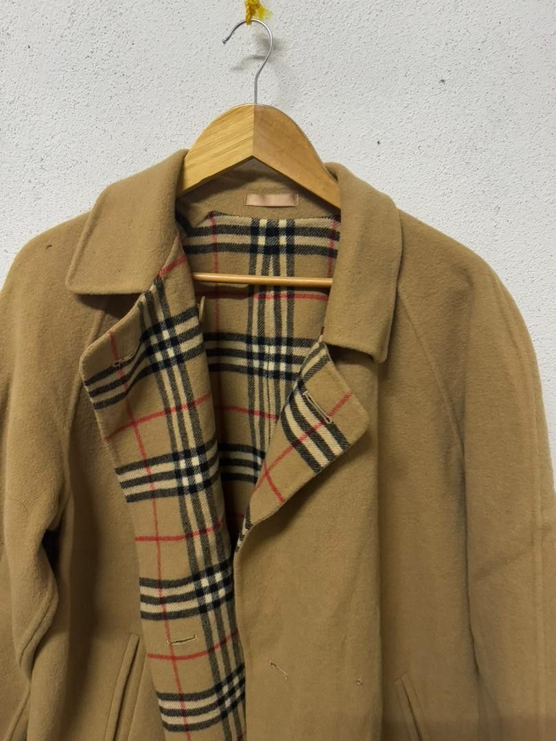 Burberry Vintage burberry wool coat Size US L / EU 52-54 / 3 - 2 Thumbnail