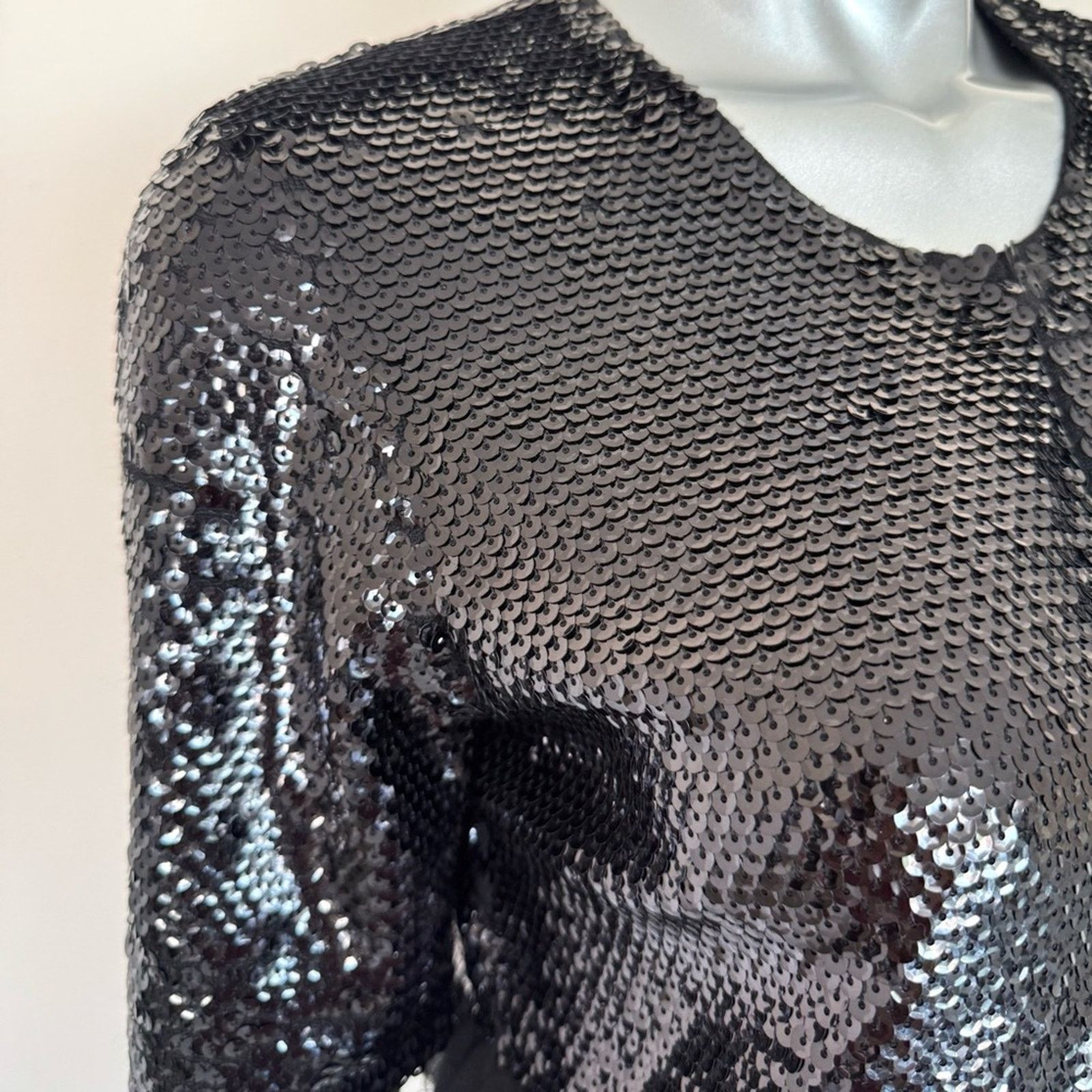 Bcbgmaxazria BCBG Maxazria crop top with sequins size L Size L / US 10 / IT 46 - 3 Thumbnail