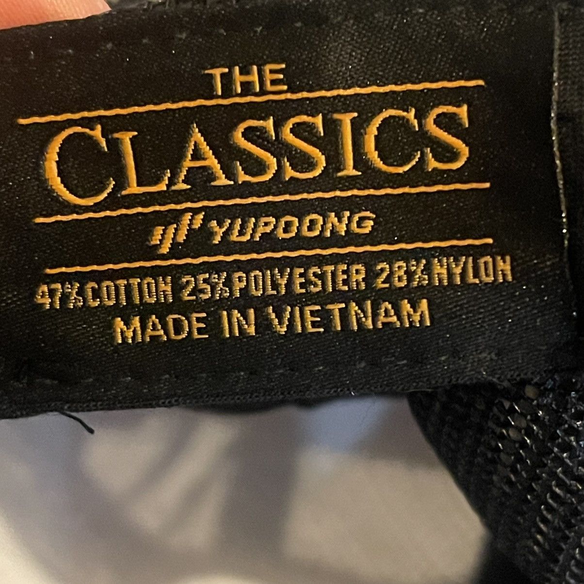 Yupong The Classics Yupoong Cap Men One Size Black Fishing Snapback Size ONE SIZE - 3 Thumbnail