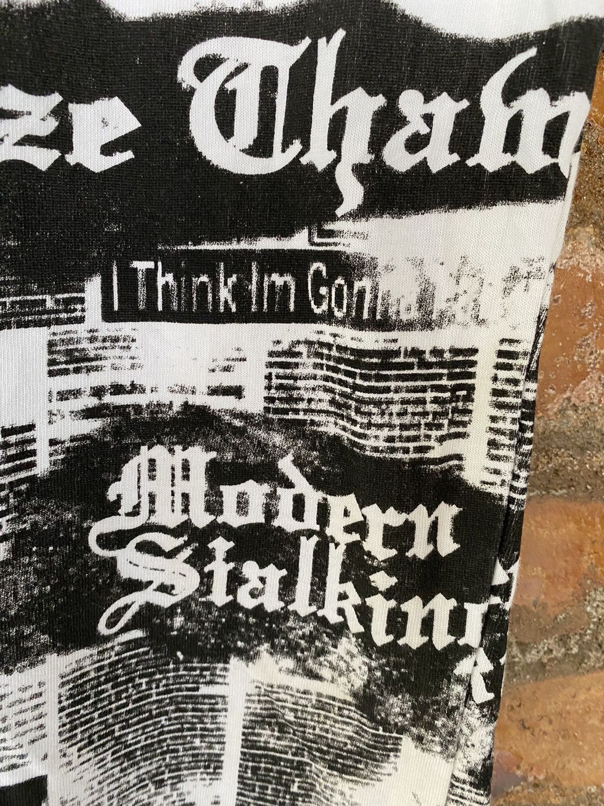 In The Attic Iconic Punk and Gothic Newspaper print tee Size US S / EU 44-46 / 1 - 10 Thumbnail