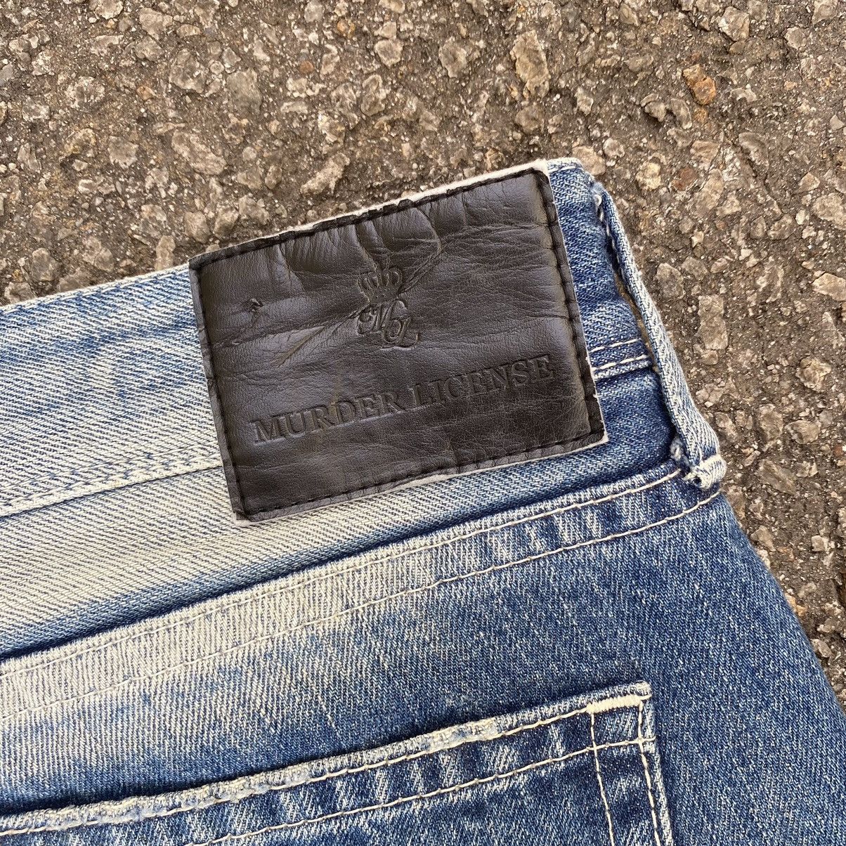 If Six Was Nine Flare Jeans Murder License Low Rise Denim Boot Cut Pants Size US 30 / EU 46 - 14 Thumbnail