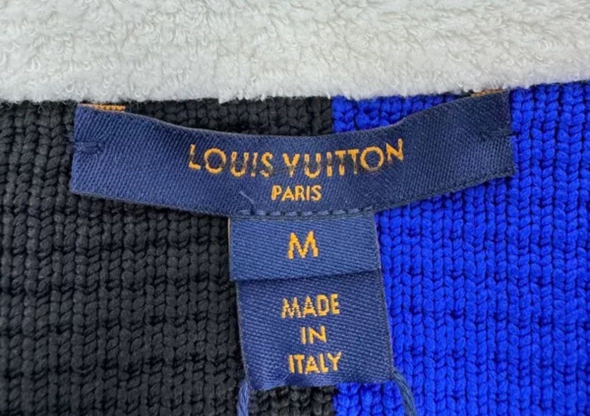 Louis Vuitton Louis Vuitton Blue color block classic wool hooded jacket Size US M / EU 48-50 / 2 - 7 Thumbnail