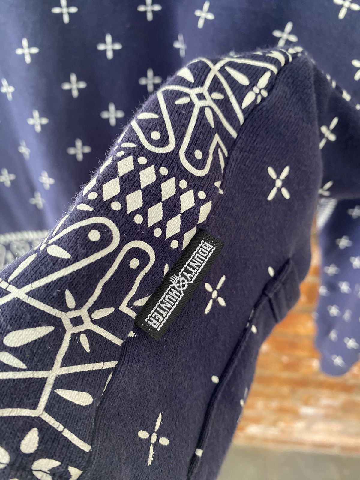 Bounty Hunter × Japanese Brand 2000s Bounty Hunter paisley kapital zipper hoodie Size US M / EU 48-50 / 2 - 12 Thumbnail