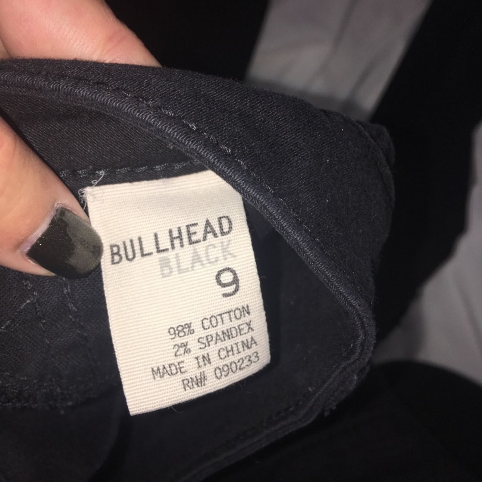 Bullhead Denim Co. Bullhead Black Jeans Women's Juniors Skinny Fit Size 9 Size 32" / US 10 / IT 46 - 3 Thumbnail