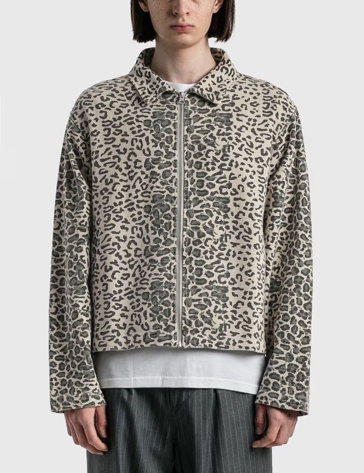 Stussy Stussy Leopard Mesh Zip Jacket Size US L / EU 52-54 / 3 - 2 Thumbnail