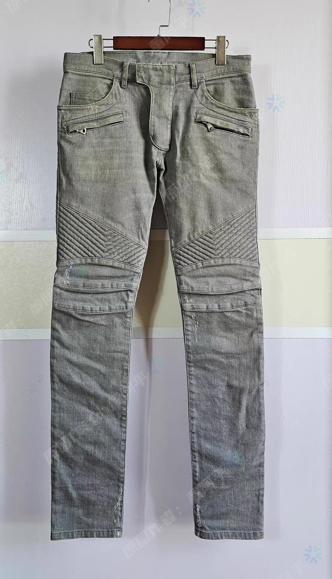 Balmain Decarnin Balmain Homme AW09 Heavy Biker Jeans | Grailed