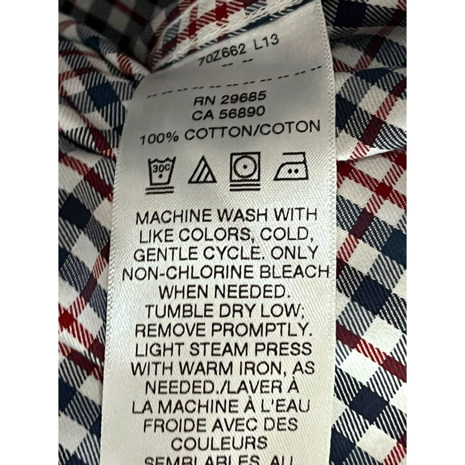 Pendleton Pendleton Plaid Button Down Shirt Medium Mens Cotton Blue White Red Navy Size US M / EU 48-50 / 2 - 6 Thumbnail