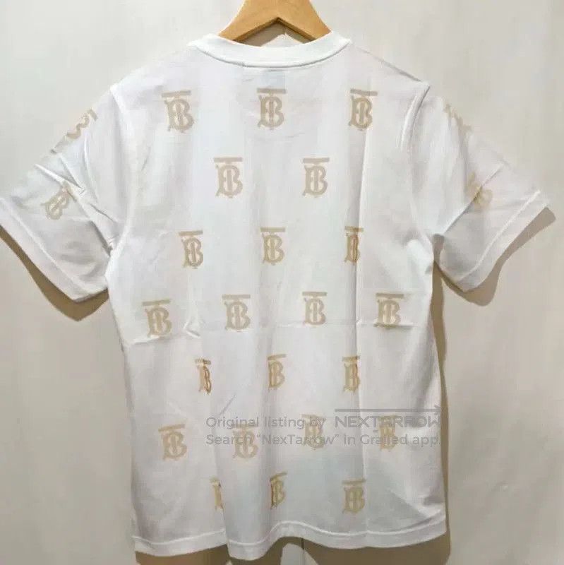 Burberry Burberry Logo White Cotton Short Sleeve T-Shirt. Size US L / EU 52-54 / 3 - 2 Thumbnail