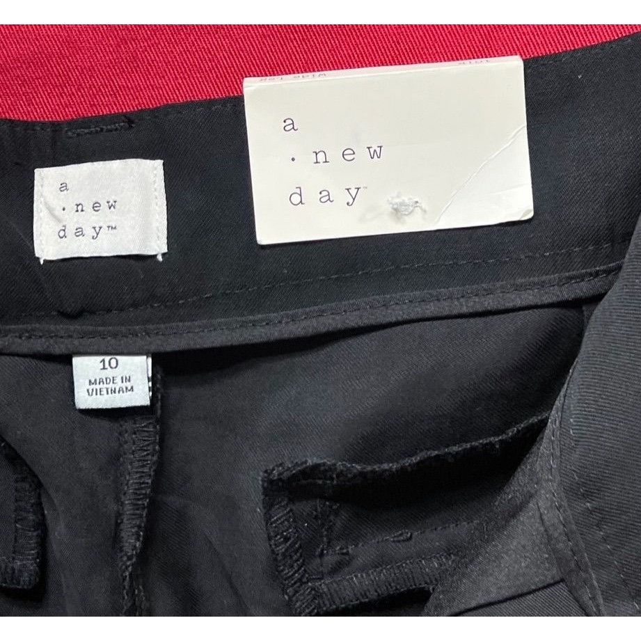 Other A New Day - Women's High Rise Pants Relaxed Hip & Thing - Bl Size 32" / US 10 / IT 46 - 9 Thumbnail