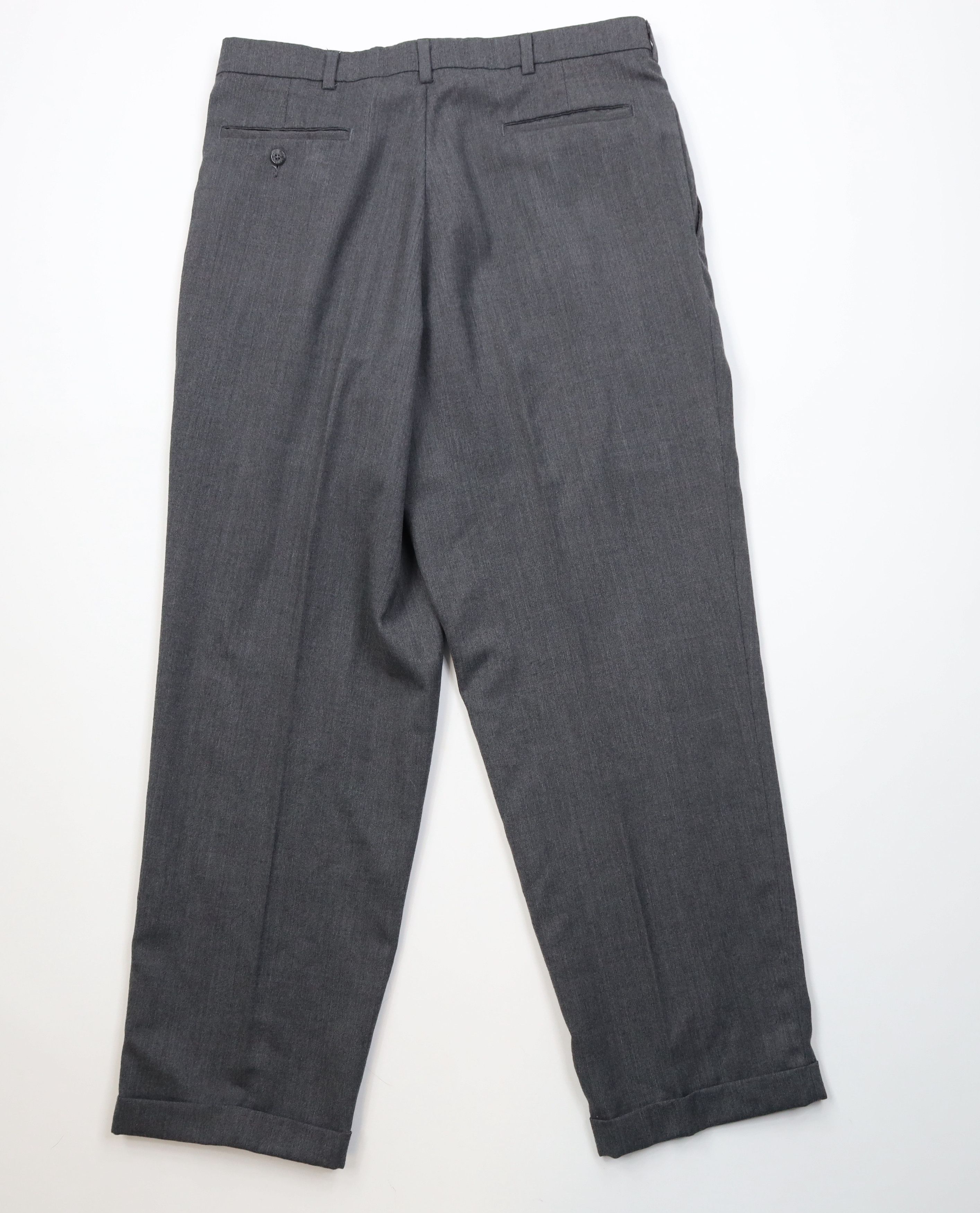 Vintage Vintage 90s Streetwear Knit Straight Leg Chino Pants Gray Size US 34 / EU 50 - 10 Thumbnail