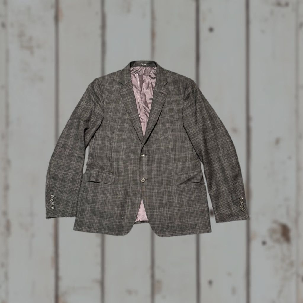 Todd Snyder Todd Snyder Sutton Suit 46L 37 Custom Grey Plaid 100% Super 130s Wool Made USA Size 46R - 1 Thumbnail