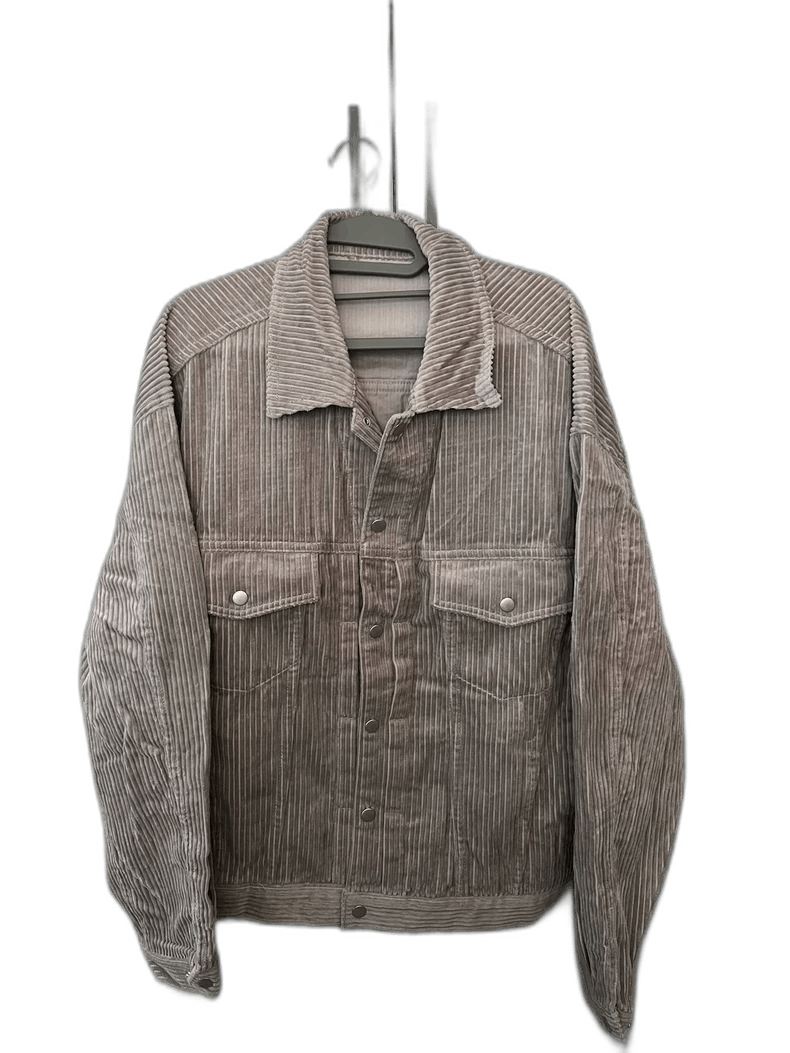 Stone Island Men's Corduroy Jacket in Gray Size US L / EU 52-54 / 3 - 1 Thumbnail