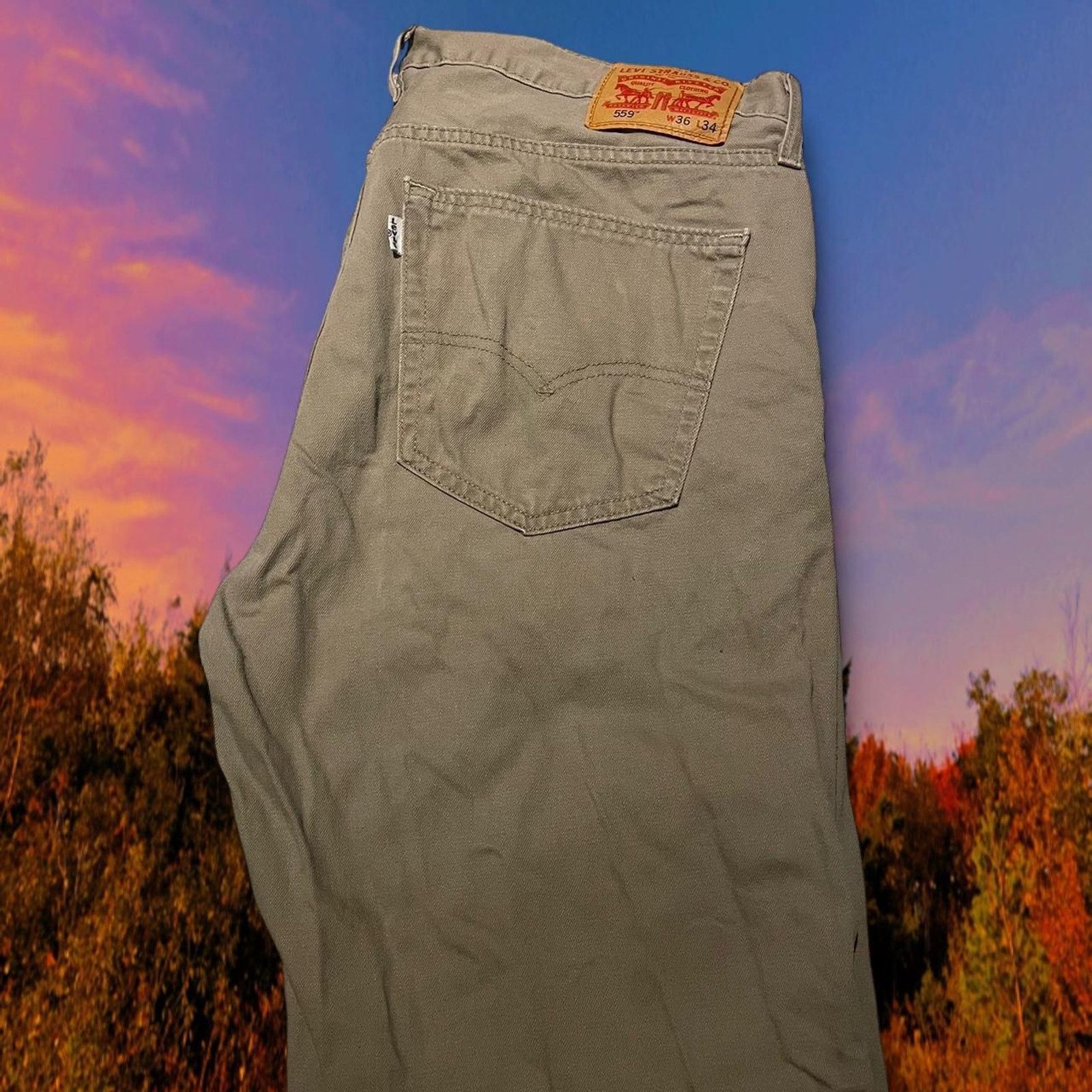 Levi's Khaki levis 511 straight leg Size US 36 / EU 52 - 1 Thumbnail