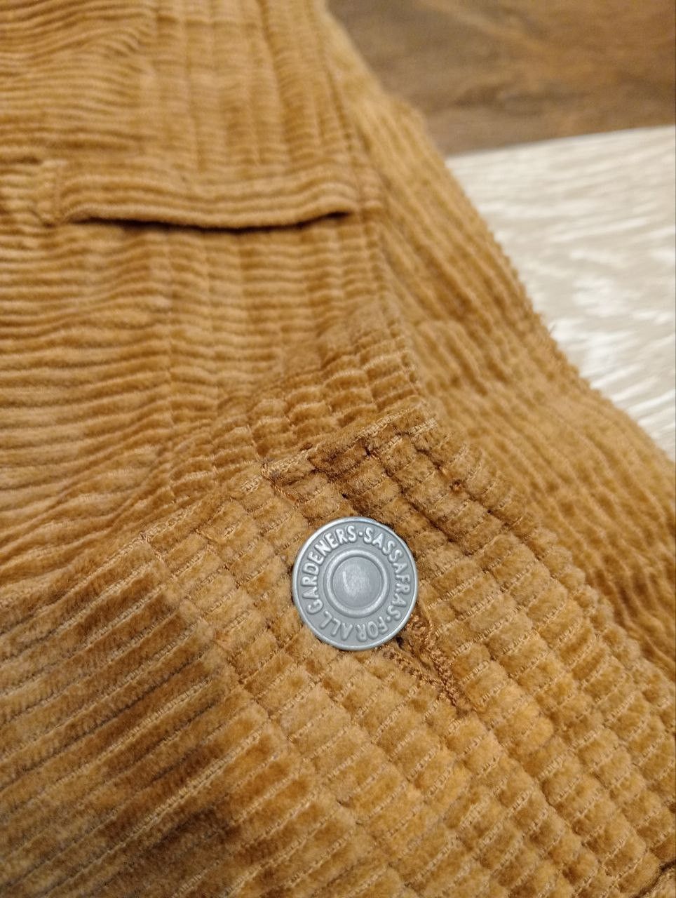 Sassafras JAPANESE SASSAFRAS WIDE BAGGY CORDUROY PANTS Size US 35 - 7 Thumbnail