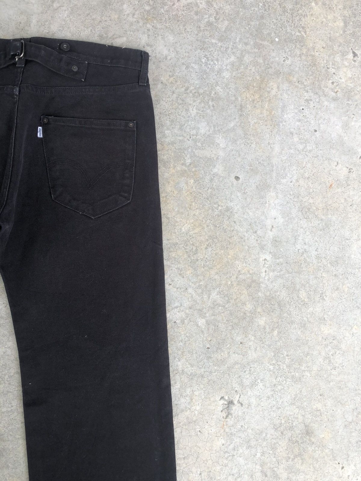 Levi's Y2k Levi’s Buckle Back White Tab Size US 31 - 10 Thumbnail