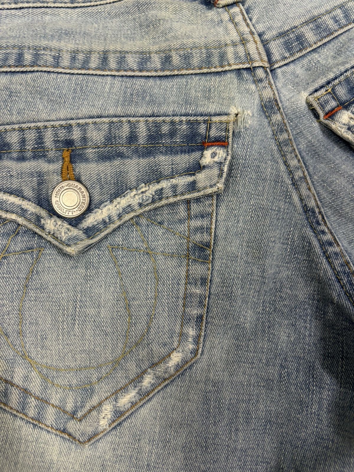 True Religion Y2K Japanese Brand Flare Distressed Jeans like True Religion Size 30" / US 8 / IT 44 - 10 Thumbnail