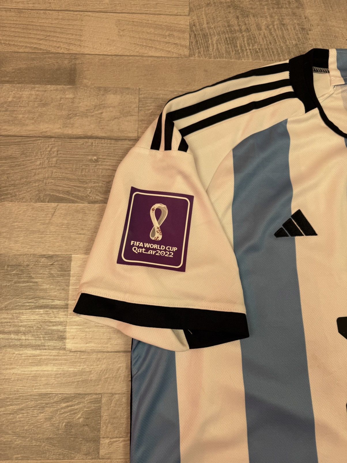 Adidas Argentina Home World Cup 2022 - LAUTARO MARTINEZ #22 Size US XXL / EU 58 / 5 - 11 Thumbnail