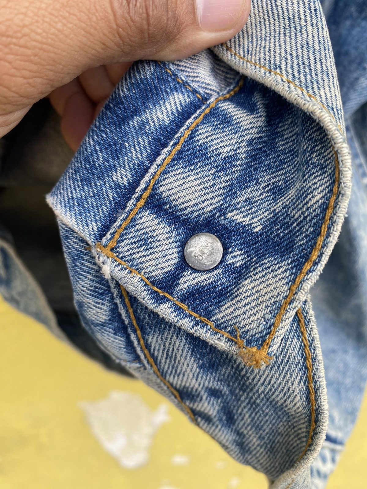 Levi's × Vintage Vintage 80s Levis jacket acid wash Size US M / EU 48-50 / 2 - 15 Thumbnail