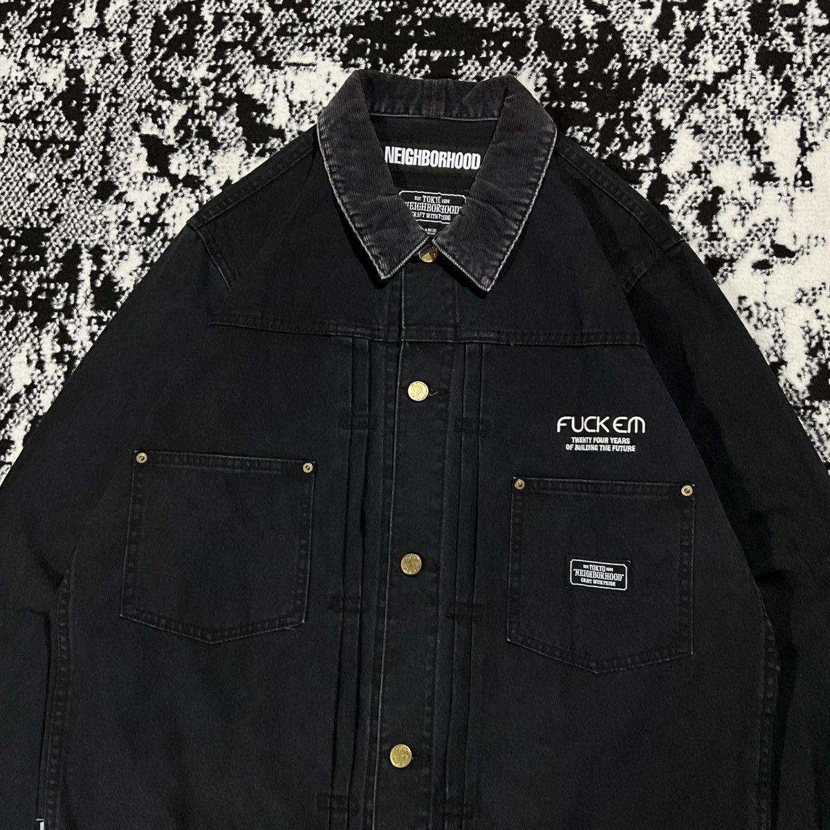 Neighborhood NEIGHBORHOOD DUCK STOCKMAN / C-JKT IN BLACK - LARGE Size US L / EU 52-54 / 3 - 2 Thumbnail