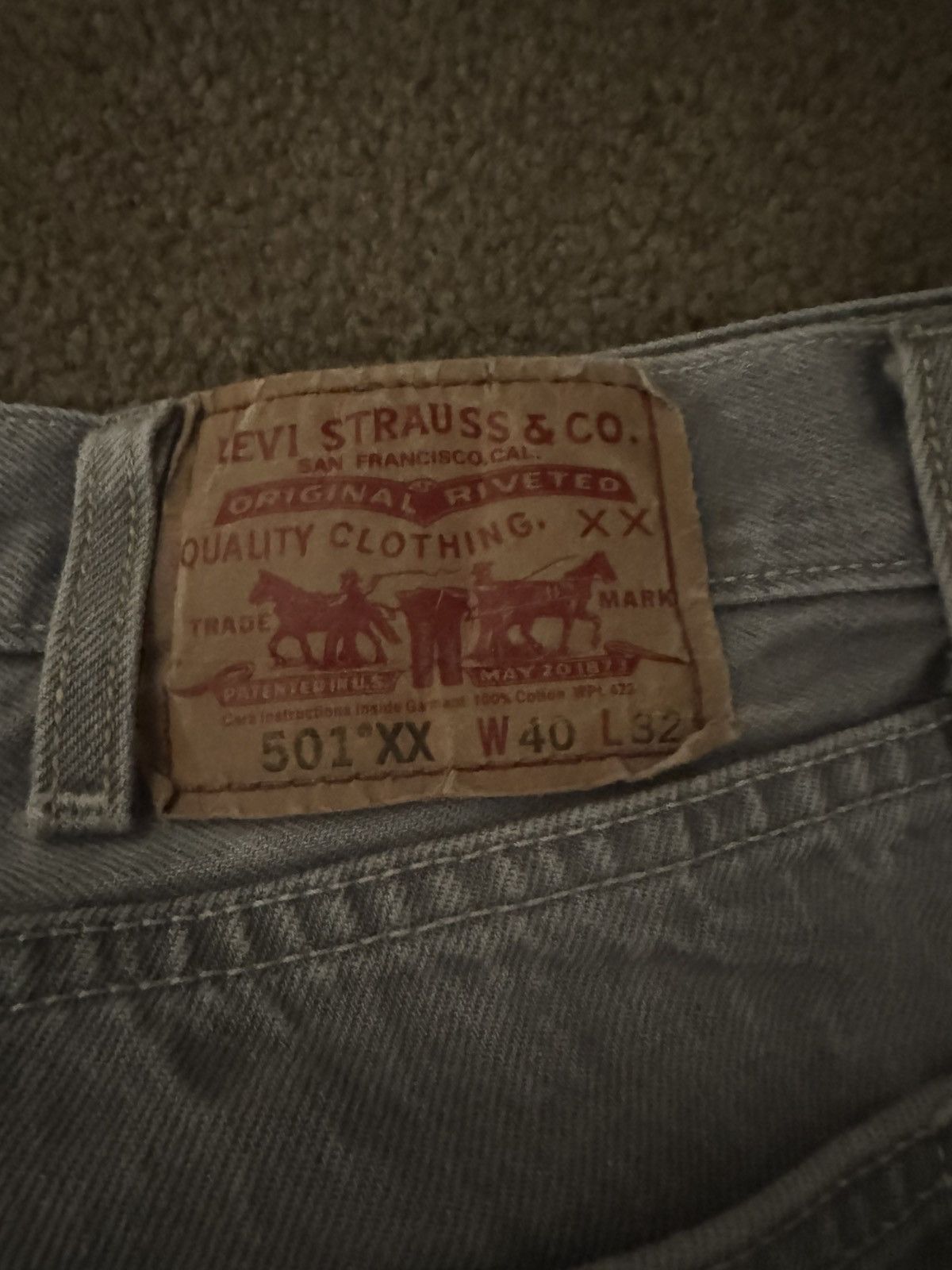 Levi's Levi’s 501-XX beige jeans Size US 38 / EU 54 - 4 Thumbnail