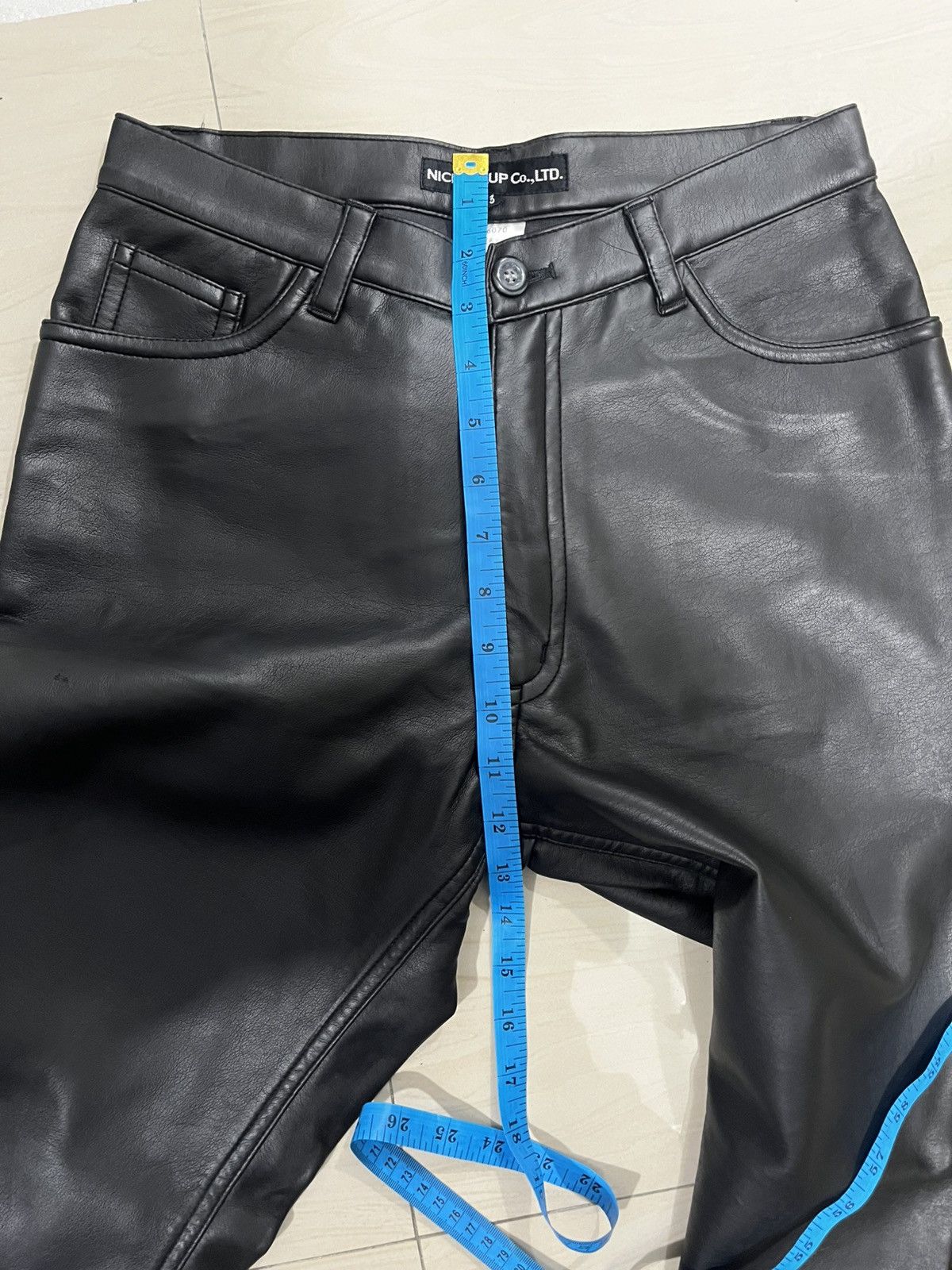 Genuine Leather × Japanese Brand Japanese Nice Claup Straight Cut Genuine Leather Pants Size US 28 / EU 44 - 7 Thumbnail