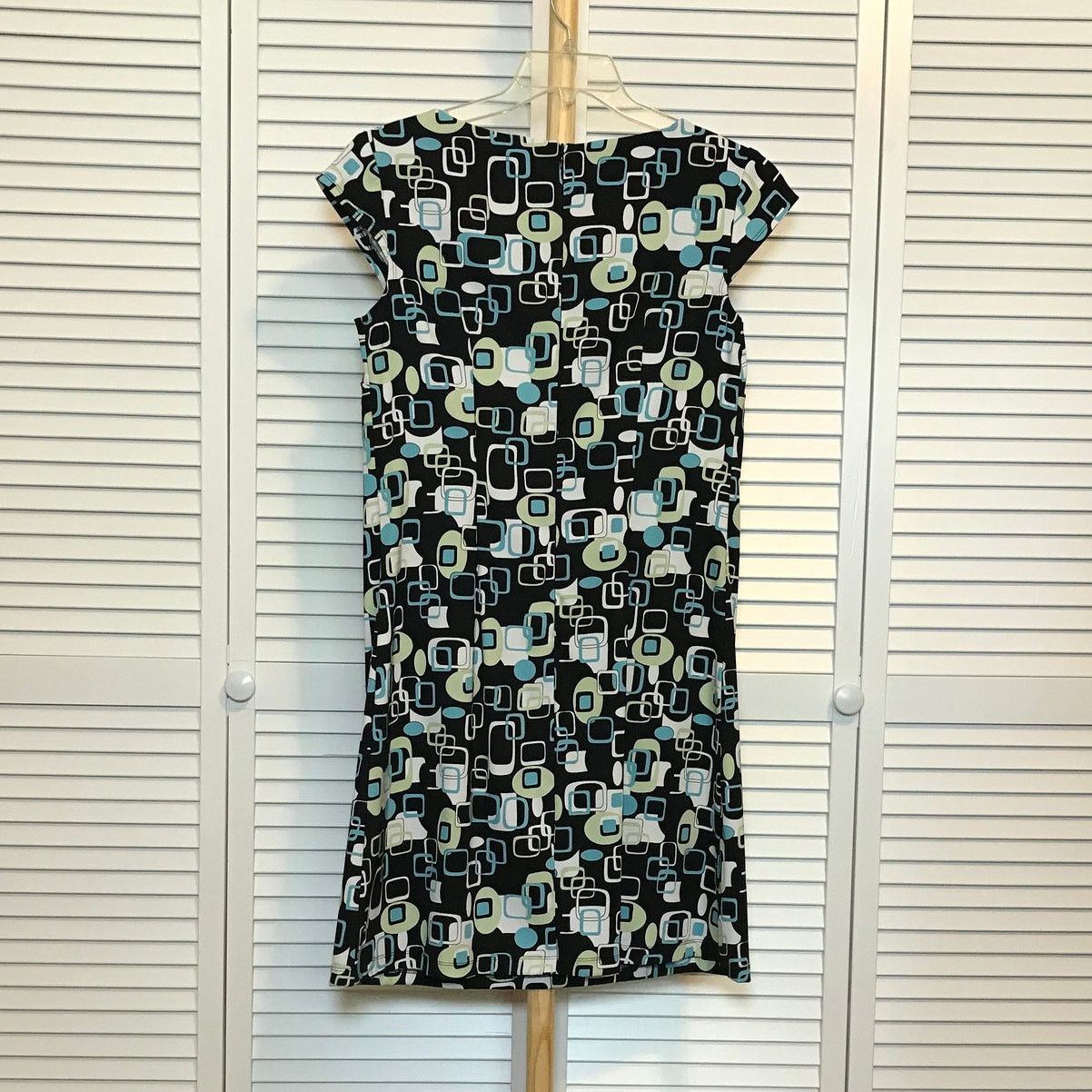 Other Connected Apparel Geometric Pleated Sheath Midi Dress 10 Size L / US 10 / IT 46 - 2 Thumbnail
