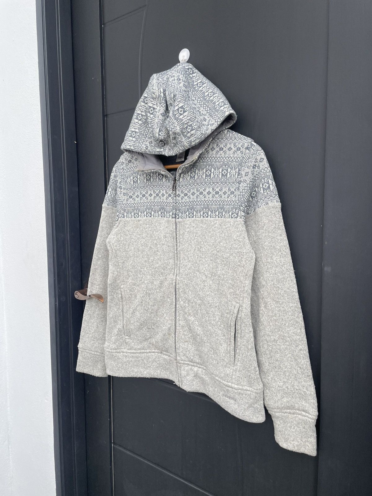 Patagonia Vintage Patagonia Zipper Hoodie Nice Design Size S / US 4 / IT 40 - 3 Thumbnail