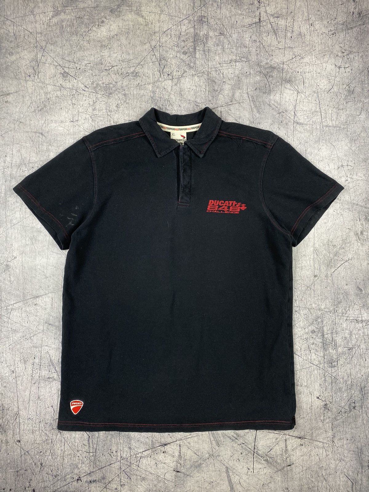 Ducati × Vintage Vintage Ducati Challenge Racing Polo T Shirt Size US XL / EU 56 / 4 - 2 Thumbnail