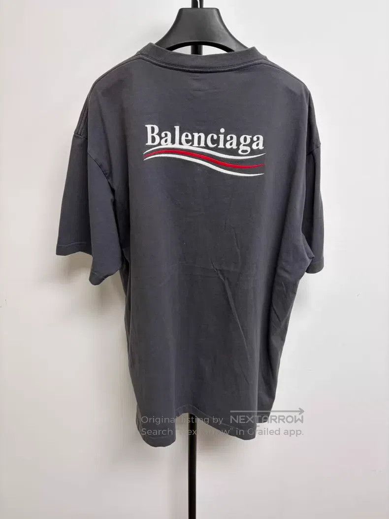 Balenciaga Balenciaga Alphabet Logo Printed Round Neck Short Sleeve T Size US L / EU 52-54 / 3 - 2 Thumbnail