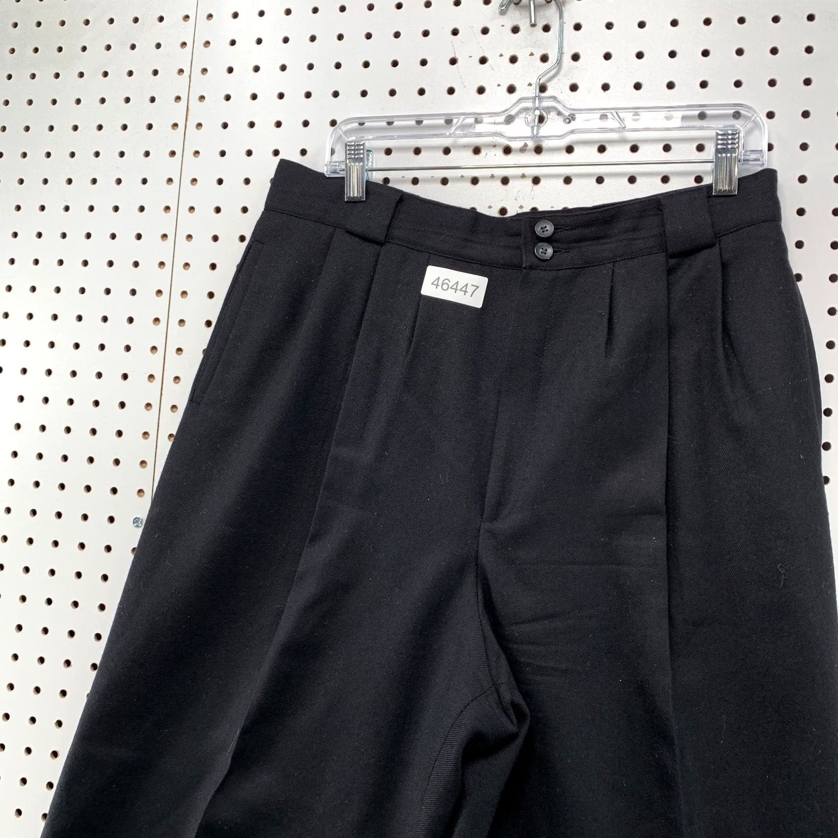 Vintage VINTAGE Giorgio Sant Angelo Pants Womens Size 16 33x29 Pleated 100% Wool White Size 38" / US 16 / IT 52 - 4 Thumbnail