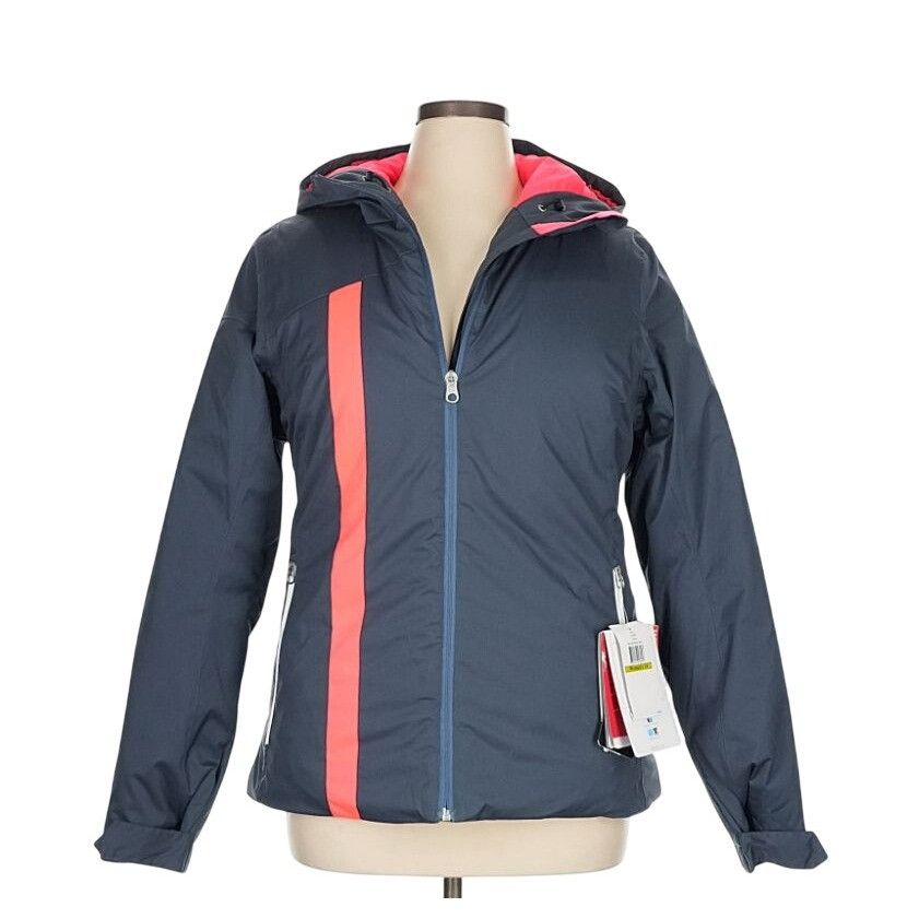 Spyder NWT Spyder MYX Ski Jacket Charcoal Grey Pink Winter Jacket W Size XL / US 12-14 / IT 48-50 - 12 Thumbnail