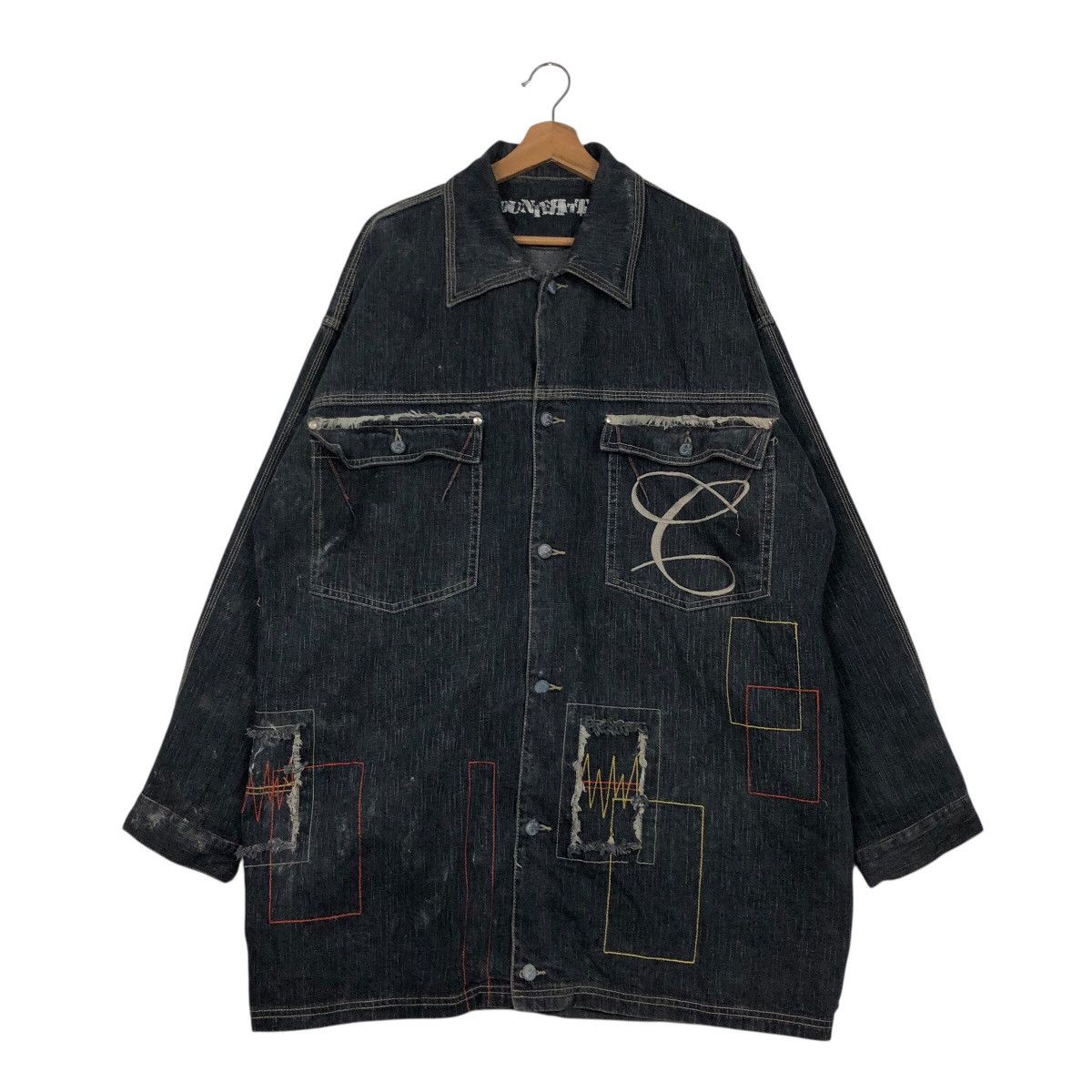 Japanese Brand 📌Vintage Biker Jacket Punk Design Counter Attack Size US M / EU 48-50 / 2 - 2 Thumbnail