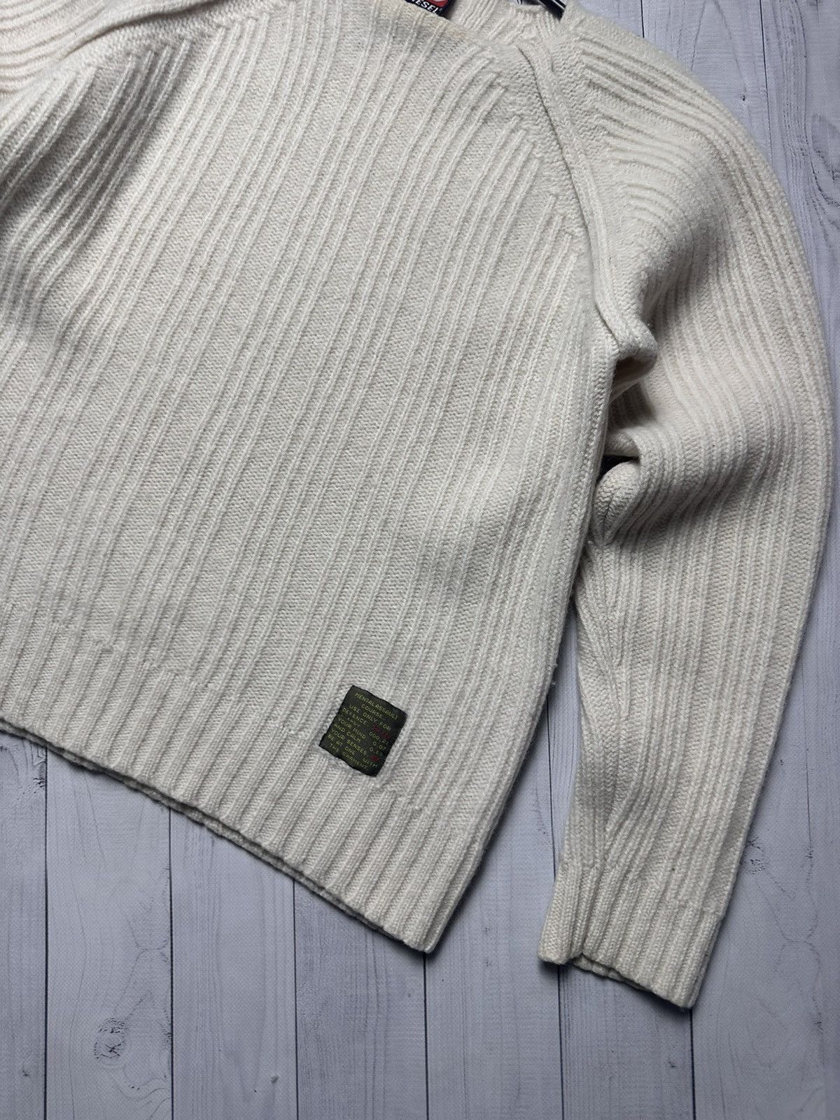 Diesel × Vintage Vintage Diesel sweater logo Y2K avant-garde size M/L Size US M / EU 48-50 / 2 - 2 Thumbnail