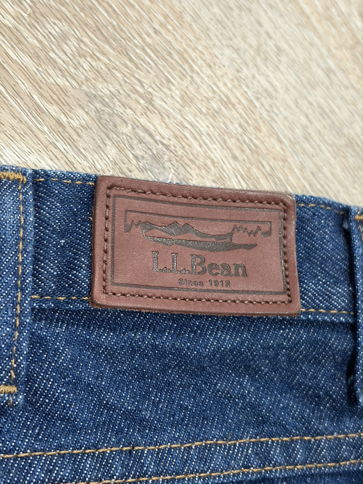 L.L. Bean L.L.Bean Classic Fit Blue Denim Jeans 38x28 Size US 38 / EU 54 - 4 Thumbnail