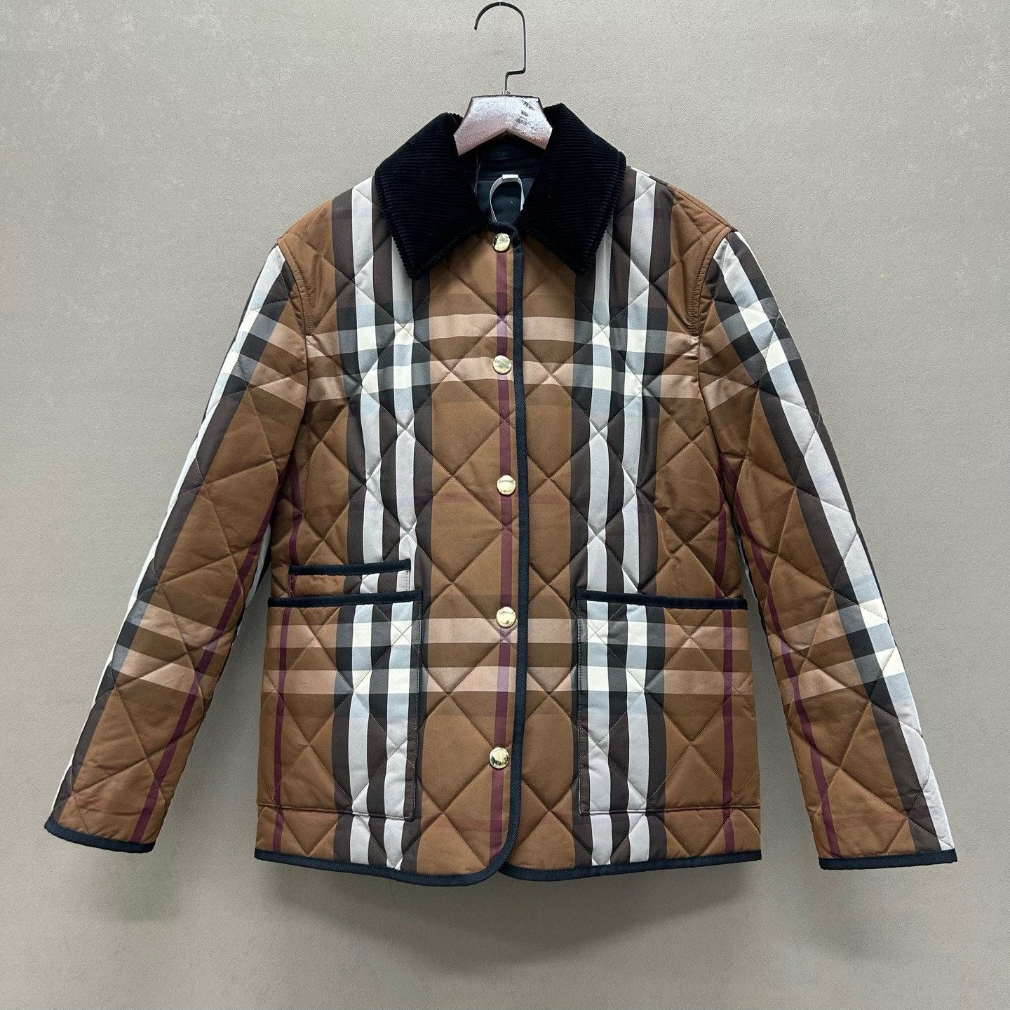 Burberry burberry quilted corduroy hooded winter coat Size US S / EU 44-46 / 1 - 1 Thumbnail