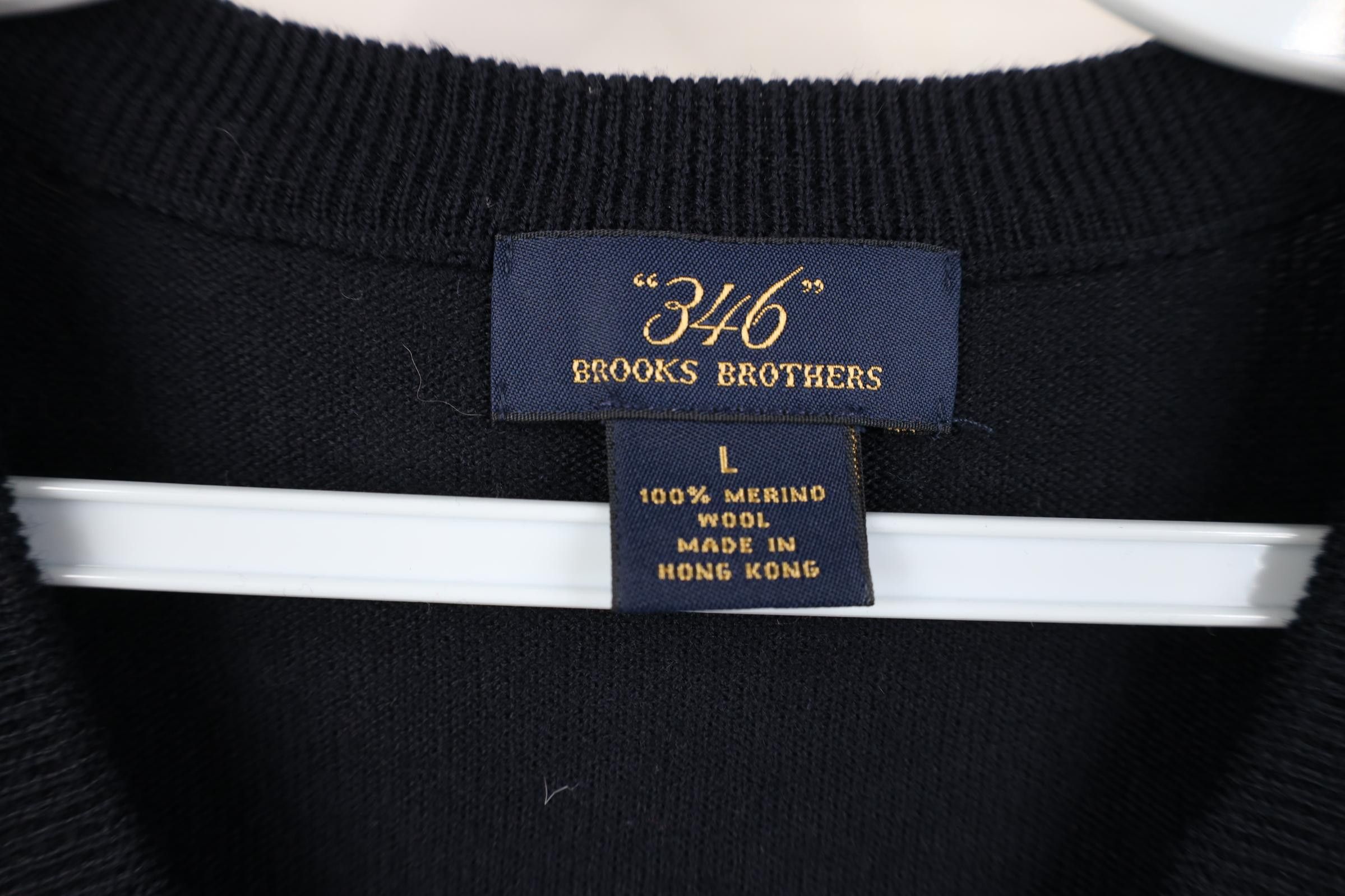 Brooks Brothers Vintage Brooks Brothers Merino Wool Diamond Sweater Vest Size US L / EU 52-54 / 3 - 5 Thumbnail